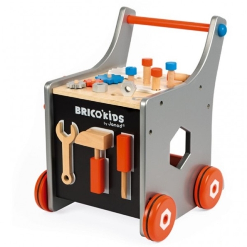 Janod Loopwagen Gereedschapstrolley Bricokids